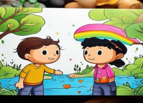 爱的故事书儿童画，爱的故事书简笔画