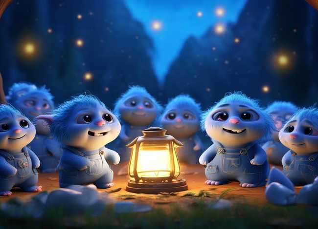 蓝精灵儿童故事睡前简洁、蓝精灵睡前故事在线收听