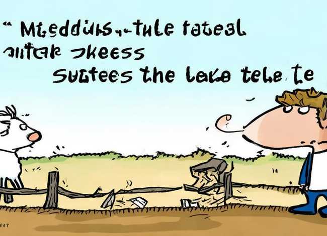 寓言故事图画手抄报亡羊补牢、寓言故事手抄报怎么画简笔画