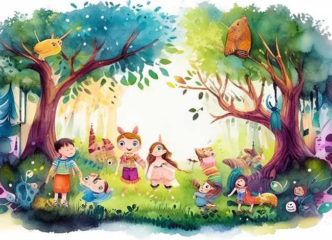 儿童水彩画故事 水彩画绘本故事
