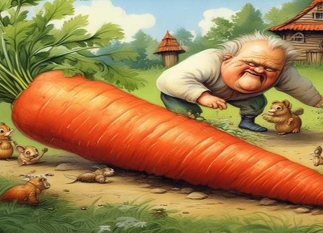 民间故事绘本（拔萝卜俄罗斯民间故事绘本）