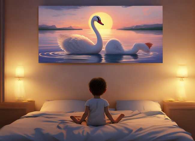 小儿故事睡前故事丑小鸭；幼儿睡前丑小鸭故事