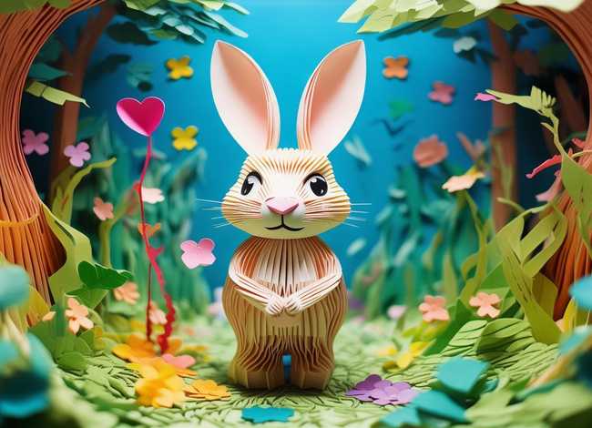 简单的儿童故事折纸作品 - 幼儿故事折纸