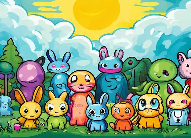 动物儿童画大全简单漂亮（动物儿童画大全简单漂亮图片）