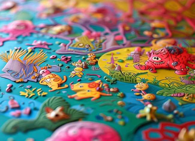 儿童剪纸故事连环画、幼儿园剪纸故事连环画