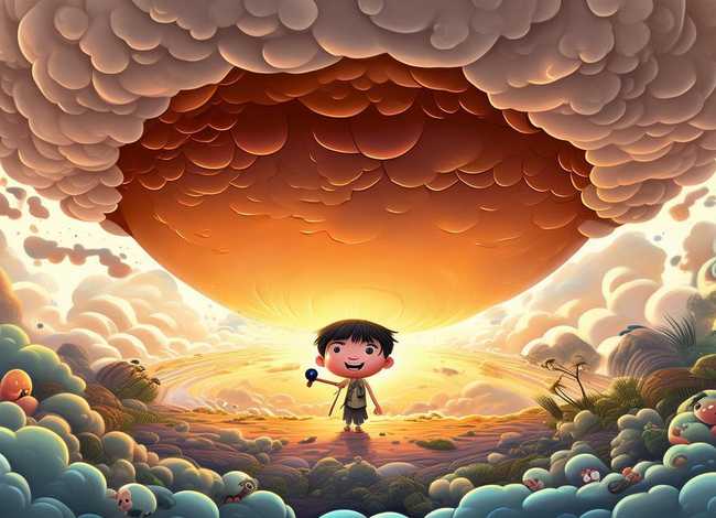 盘古开天地的神话故事儿童版，盘古开天地的神话故事幼儿版