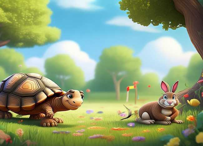 龟兔赛跑儿童故事完整版；龟兔赛跑幼儿故事视频