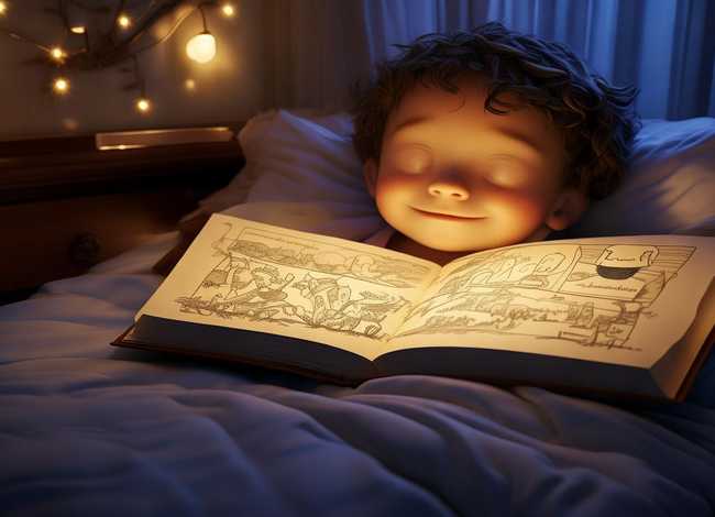 儿童睡前故事立体画；睡前小故事简笔画