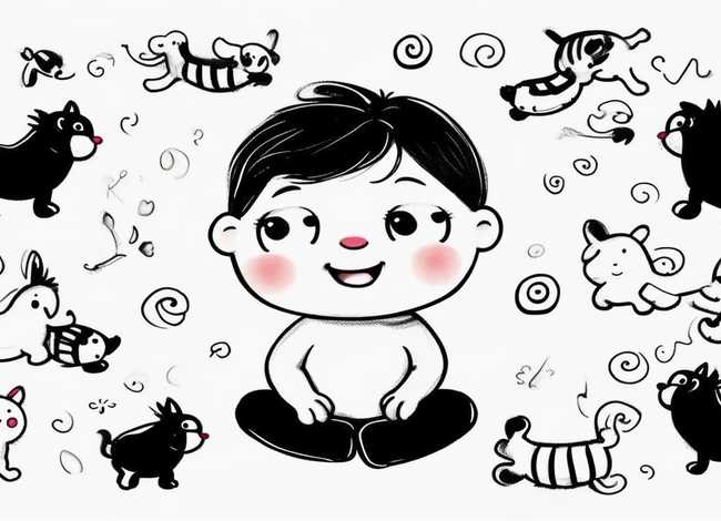 黑白儿童绘本 黑白儿童绘本图片 黑白儿童绘本 黑白儿童绘本图片