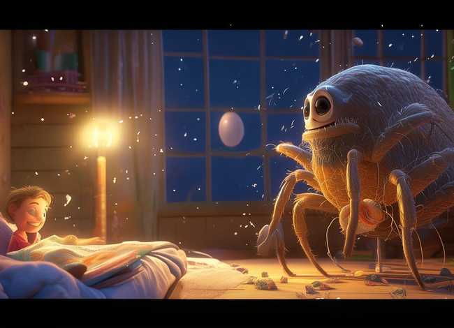 蜘蛛的儿童睡前故事（大蜘蛛的睡前故事）