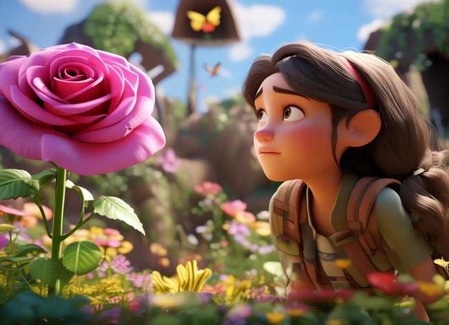 英语动画小故事 - 英语动画故事视频野玫瑰学地道英语