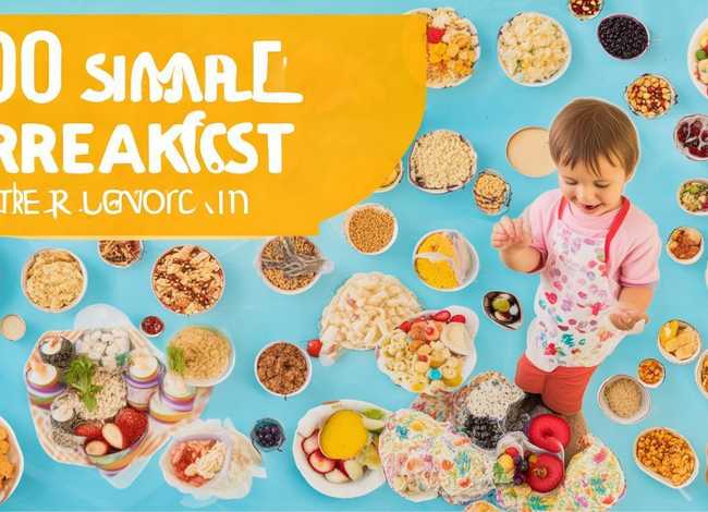 简单早餐儿童；儿童100种简单早餐做法大全