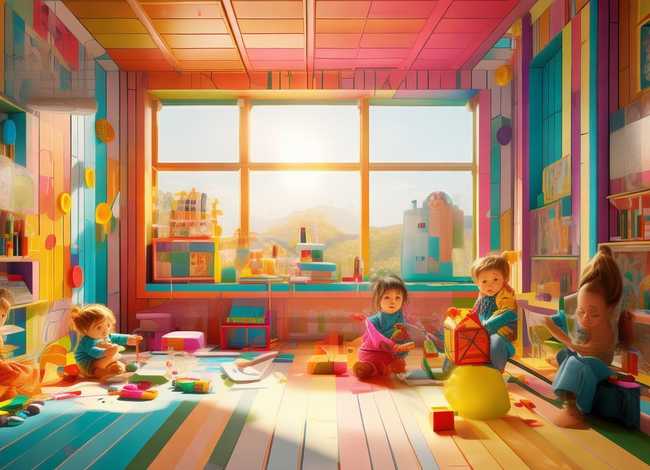 线条儿童主题画；线条主题画图幼儿园