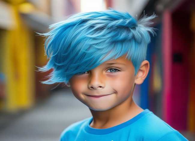 男孩发型描述，男孩发型描述文案