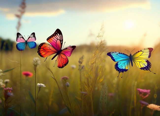 三只蝴蝶故事文字；三只蝴蝶故事文字内容
