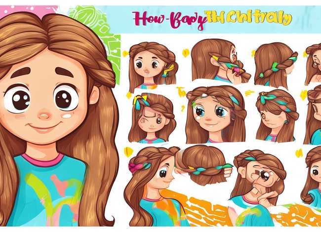 儿童麻花辫教程，儿童麻花辫教程图解步骤