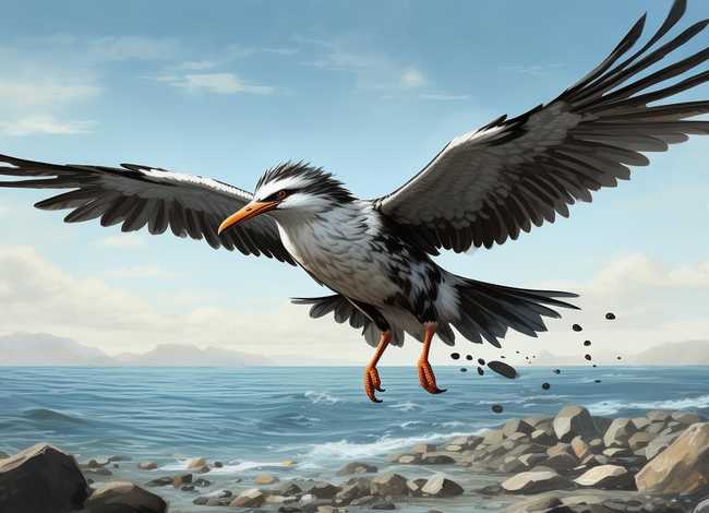 精卫填海神话故事画简单又好看、精卫填海的故事画简单好看