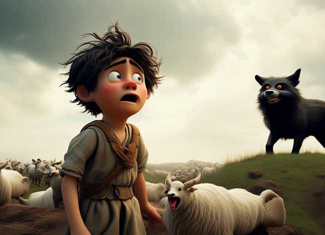 狼来了经典儿童故事视频、狼来了故事小视频