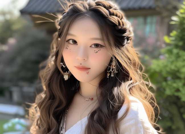 韩发型女中长编发 韩发型女中长编发图片