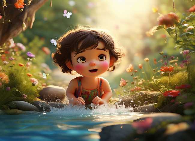 喝水儿童故事 - 喝水的幼儿故事