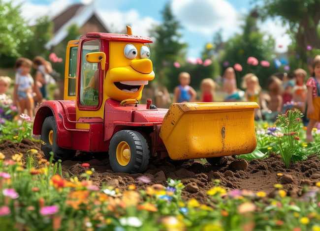 挖土机的故事 - 挖土机的故事幼儿故事 挖土机的故事 - 挖土机的故事幼儿故事