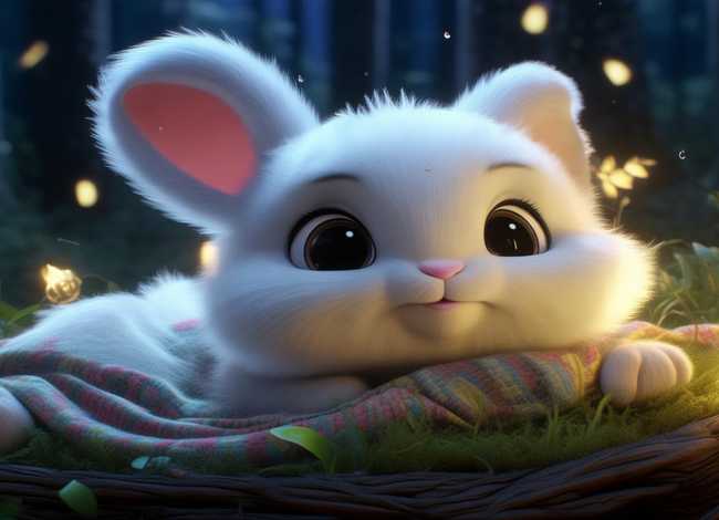 小白儿童睡前故事 - 少儿睡前故事小白兔