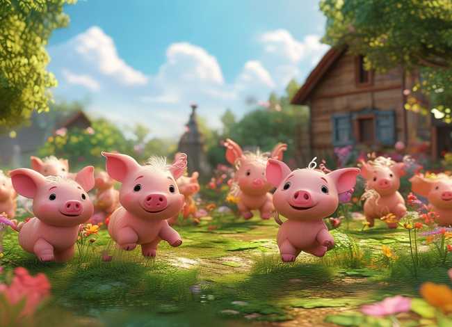 小猪故事儿童完整3-6岁 - 幼儿小猪故事