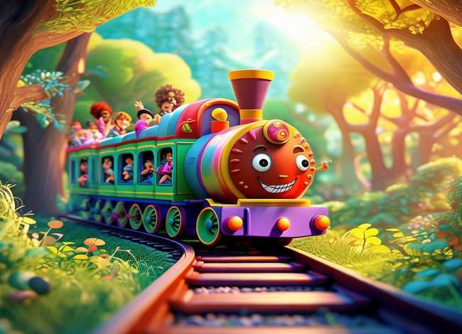 火车绘本故事儿童 - 绘本故事小火车