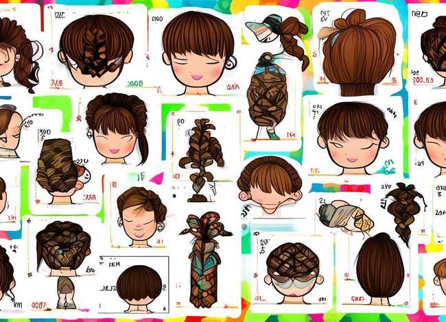 儿童编头发各种编发、儿童编头发各种编发教程图解