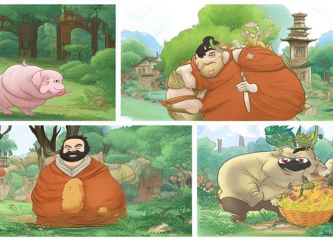 猪八戒的十个故事、猪八戒的十个经典故事