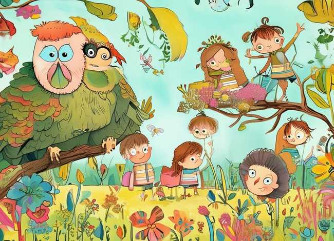 寓言故事儿童画，寓言故事幼儿画