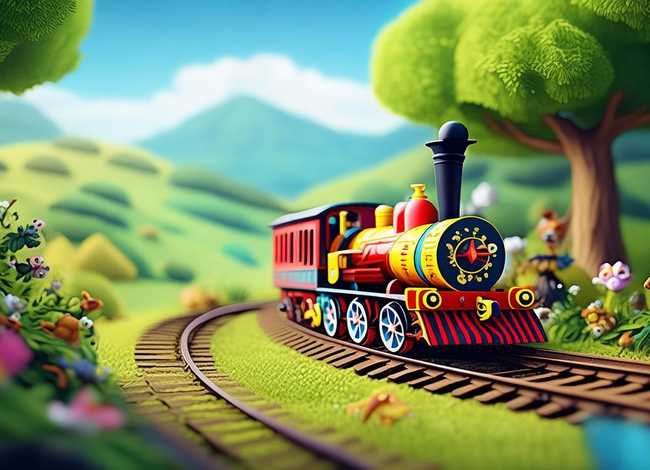 小火车故事文字、小火车故事文字图片