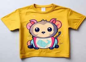 儿童t恤简笔画，儿童t恤衫简笔画