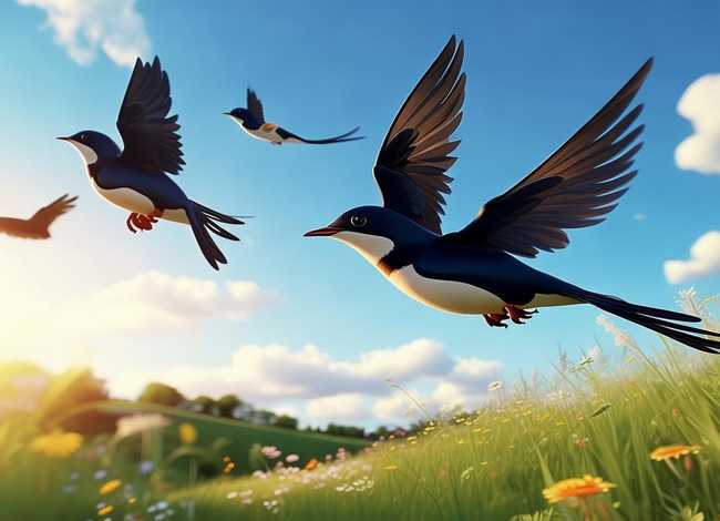 三只燕子儿童故事试听（三只燕子的故事）