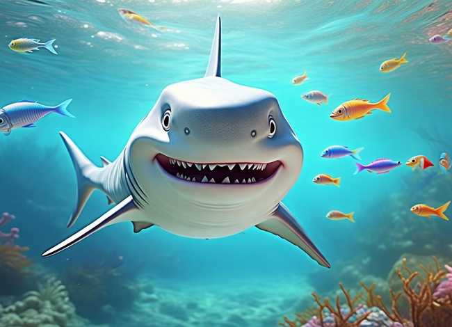 儿童故事鲨鱼吃小鱼；幼儿故事鲨鱼吃小鱼