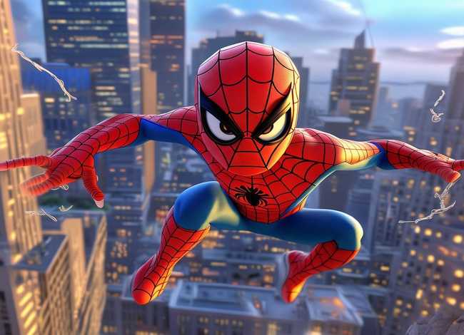 儿童故事蜘蛛侠动画片；蜘蛛侠儿童动画片段