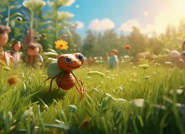 小蚂蚁讲故事；小蚂蚁讲故事100字作文