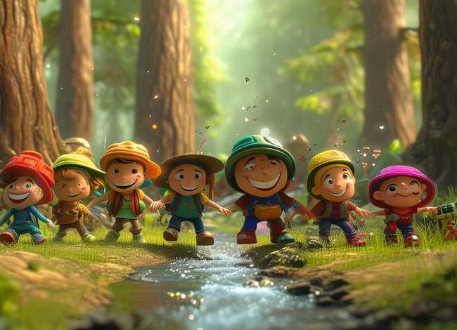 儿童探险故事 - 探险幼儿故事