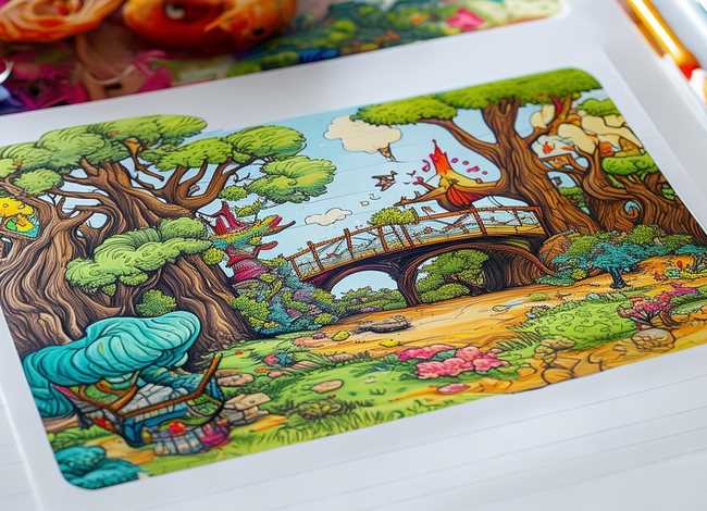 绘本故事绘画打印，绘本故事绘画打印模板