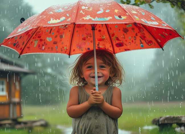 儿童古诗小雨伞；小雨伞的儿歌童谣