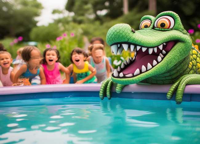 儿童经典笑话 - 儿童经典笑话鳄鱼池