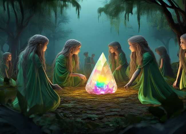 精灵的传说故事；精灵的传说故事梗概