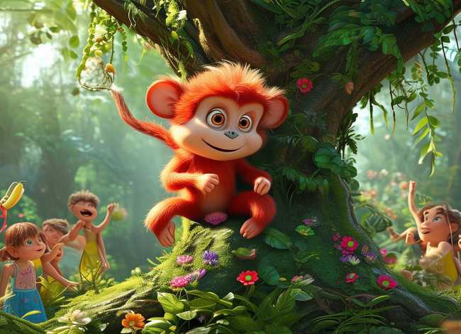 关于猴子的儿童故事视频，关于猴子的幼儿故事