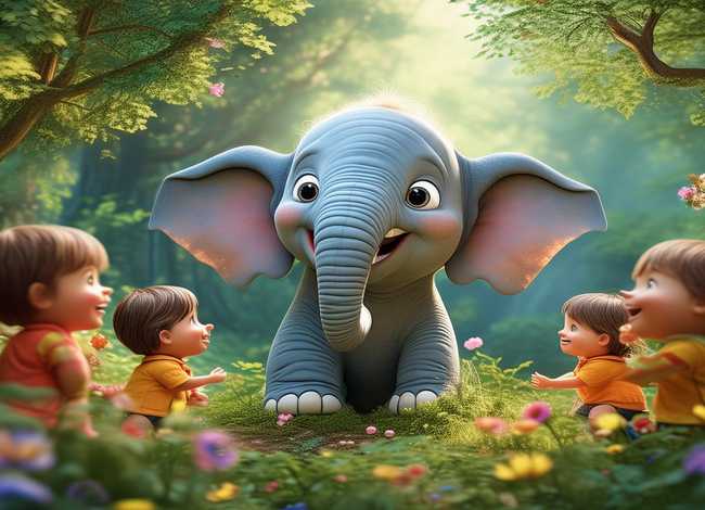 大象儿童故事mp3免费收听，大象幼儿故事简短