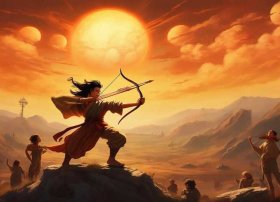 后羿射日儿童故事；少儿故事后羿射日