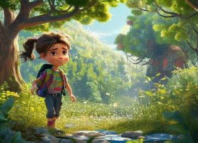 10岁女孩儿童探险故事，探险女孩的故事