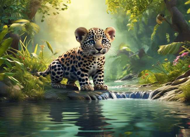 花豹儿童故事 花豹的故事文字