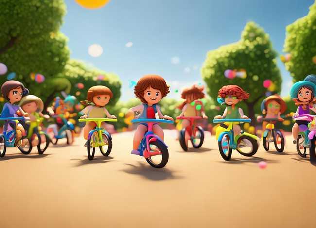 自行车的故事儿童 - 自行车的故事小视频