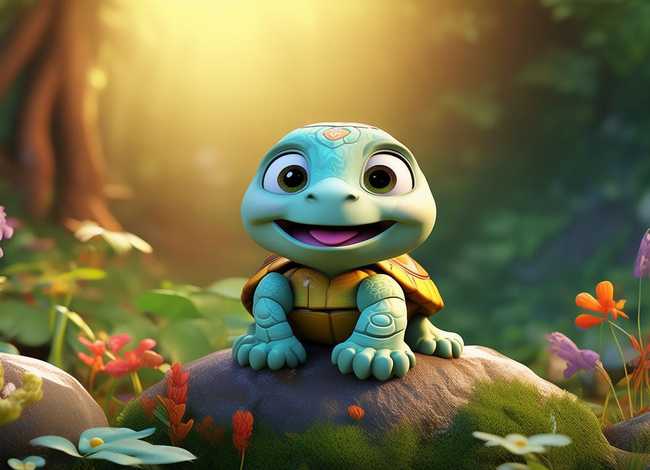 儿童故事小乌龟笑了、小乌龟笑话故事
