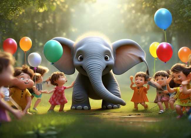 大象儿童故事（幼儿大象的故事）